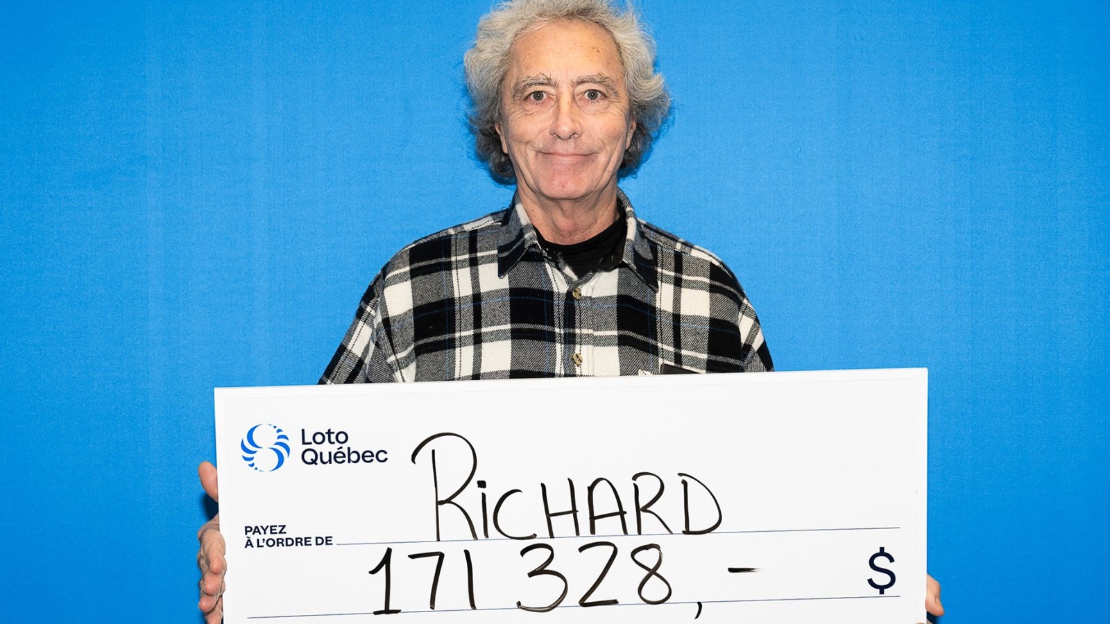 Richard Thibert retrouve un billet gagnant six mois après le tirage