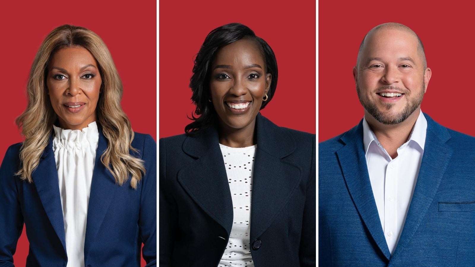 Anick Brunet pour Duvernay, Annick Senghor pour Saint-Vincent-de-Paul et Francis Létourneau pour Saint-François.