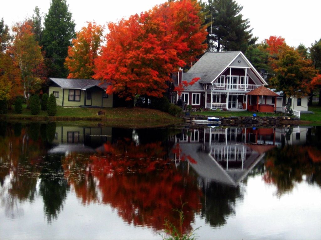 Automne Lac Paquet
