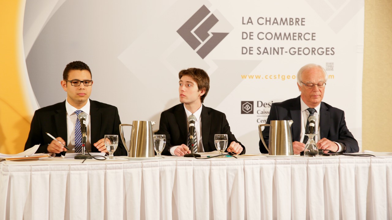 Samuel Poulin (CAQ), Alex Gagnon-Lacroix (PQ) et Robert Dutil (PLQ) ont croisé le fer en vue des élections du 7 avril prochain.