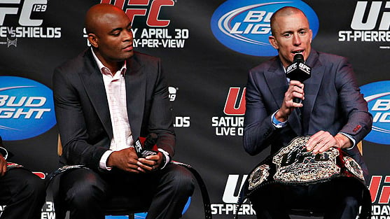 Anderson Silva et Georges St-Pierre