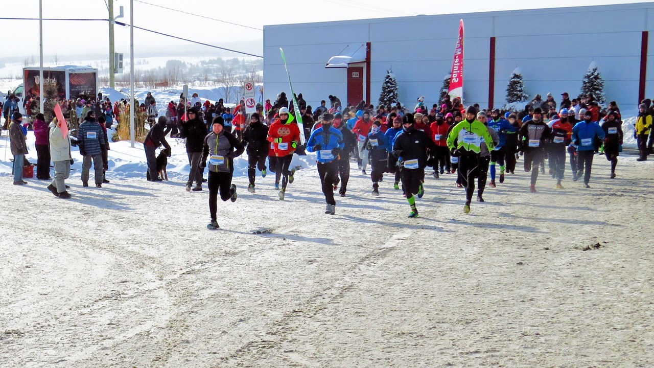 Plus 380 personnes bravent le froid afin de prendre part au Défi-Santé Nouvelle-Beauce 