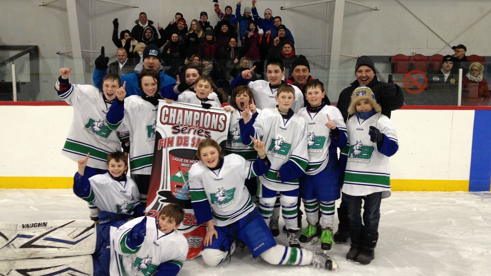 Les Lynx Haute-Beauce Pee Wee A2 sont champions des séries éliminatoires