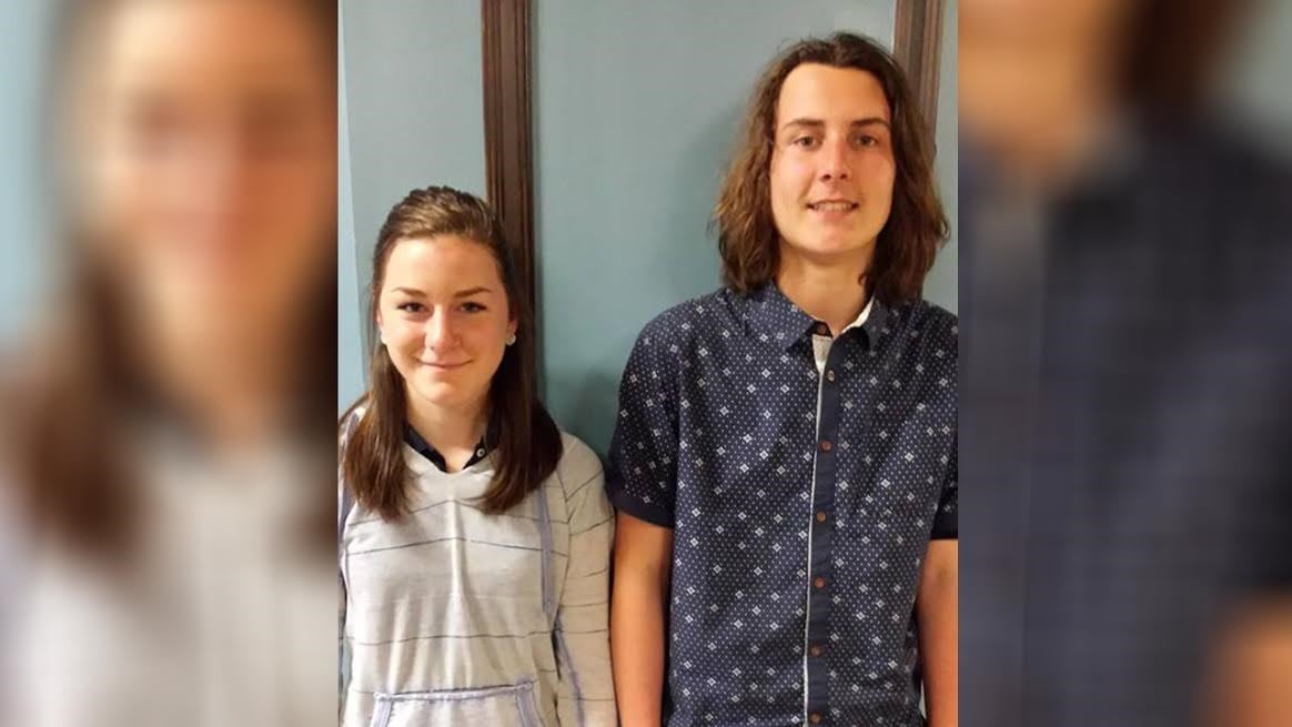 Kelly-Ann Veilleux et Zachary Poulin