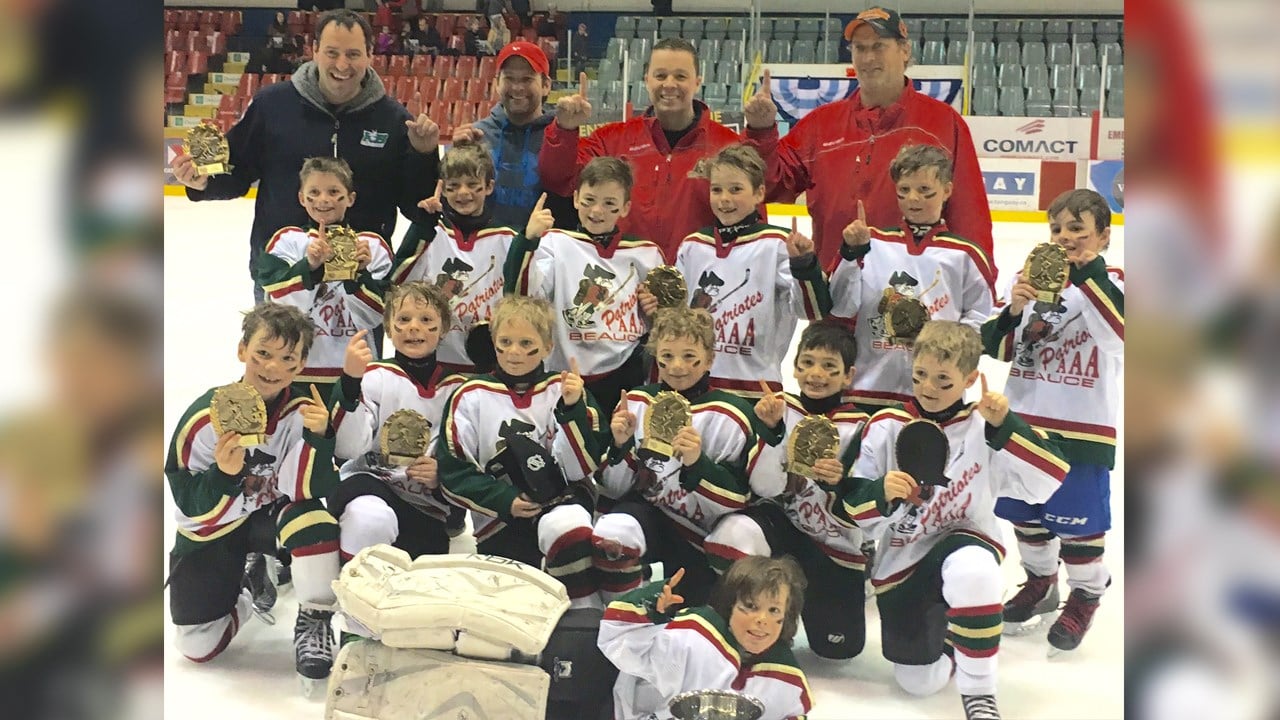 Les Patriotes Beauce-Sud 2008 D2 champions du tournoi Challenge Beauce AAA