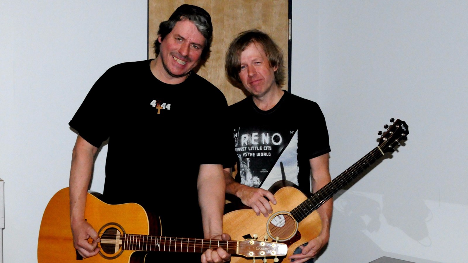 Françis Bédard et Éric Fortier du groupe Les Pistolets Roses