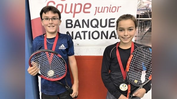 Deux victoires pour Tennis Beauce à la Coupe junior Banque Nationale
