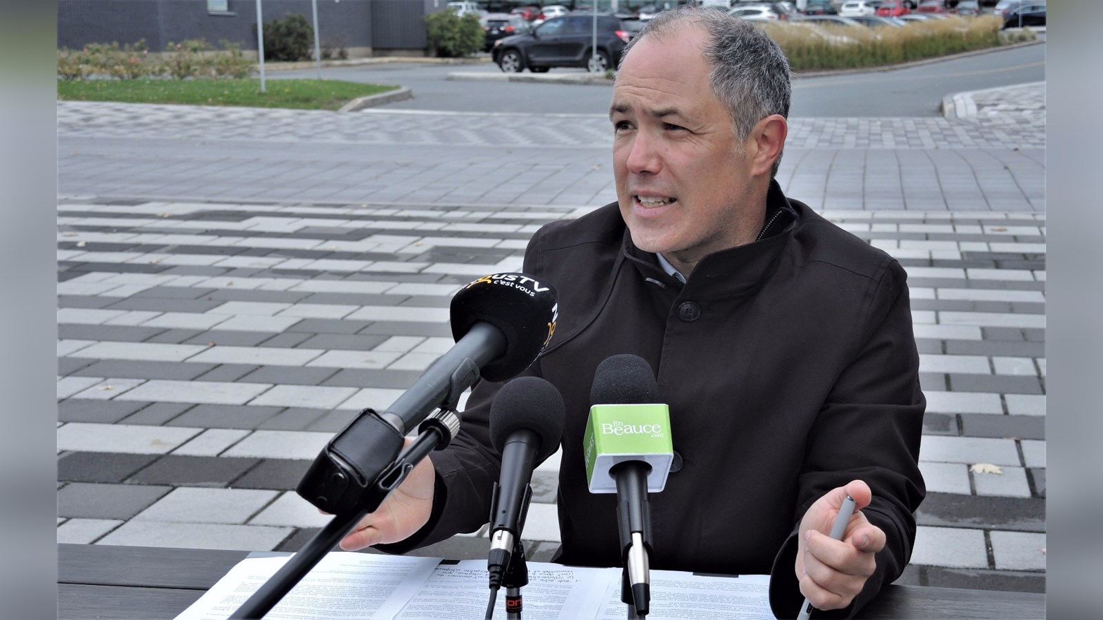 Le candidat au poste de conseiller du district 2 à la Ville de Saint-Georges en vue des élections municipales du 5 novembre 2017, Jérôme Gendreau.