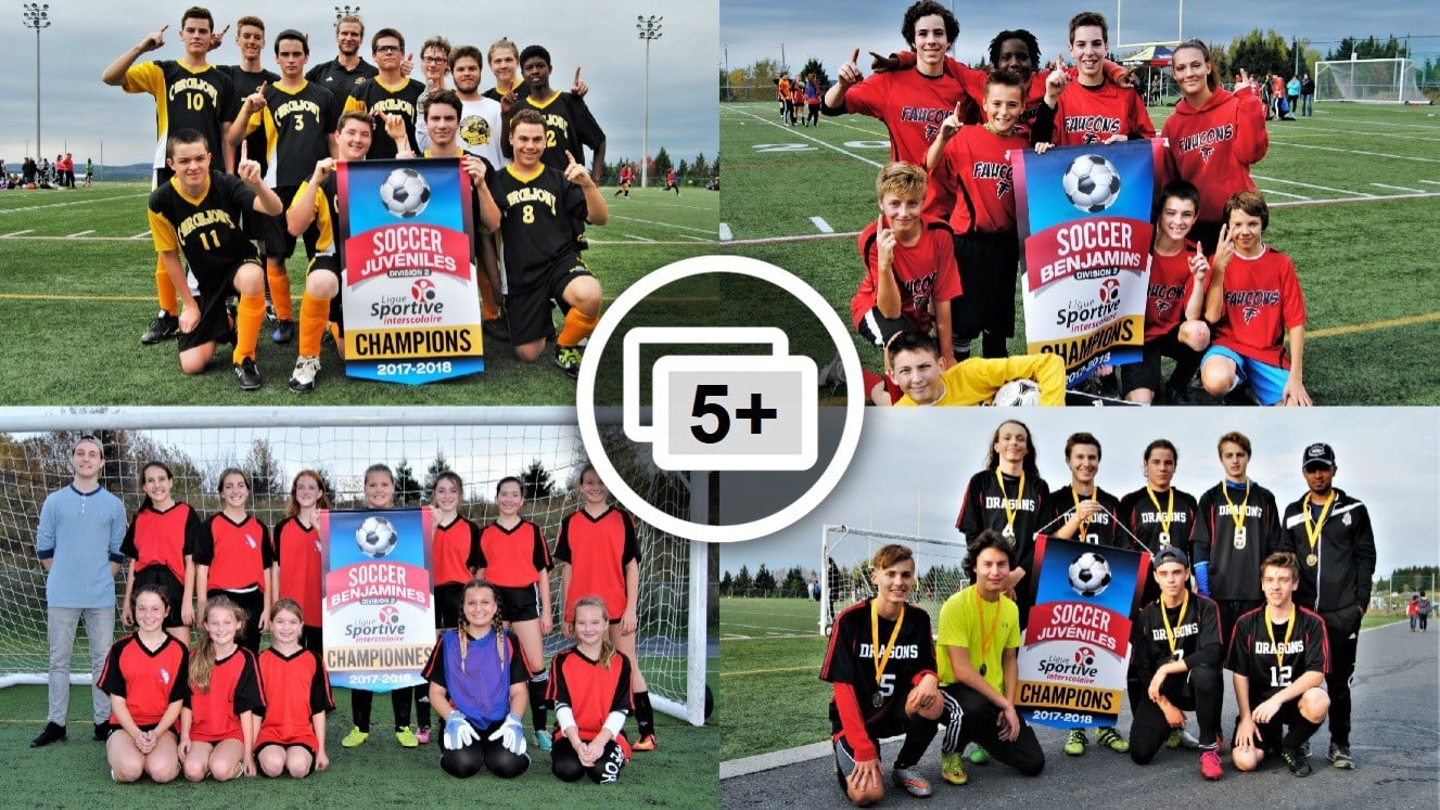 Un tournoi de soccer extérieur rassemble 40 équipes de la CSBE à St-Georges