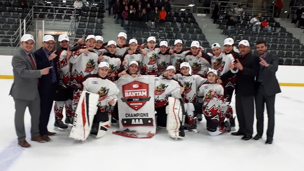 Les Élites AAA de Beauce-Appalaches sont champions à Sherbrooke