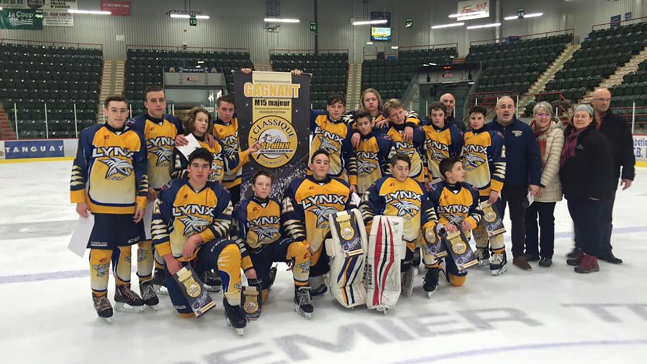 Les Lynx M15 triomphent au tournoi de Rivière-du-Loup