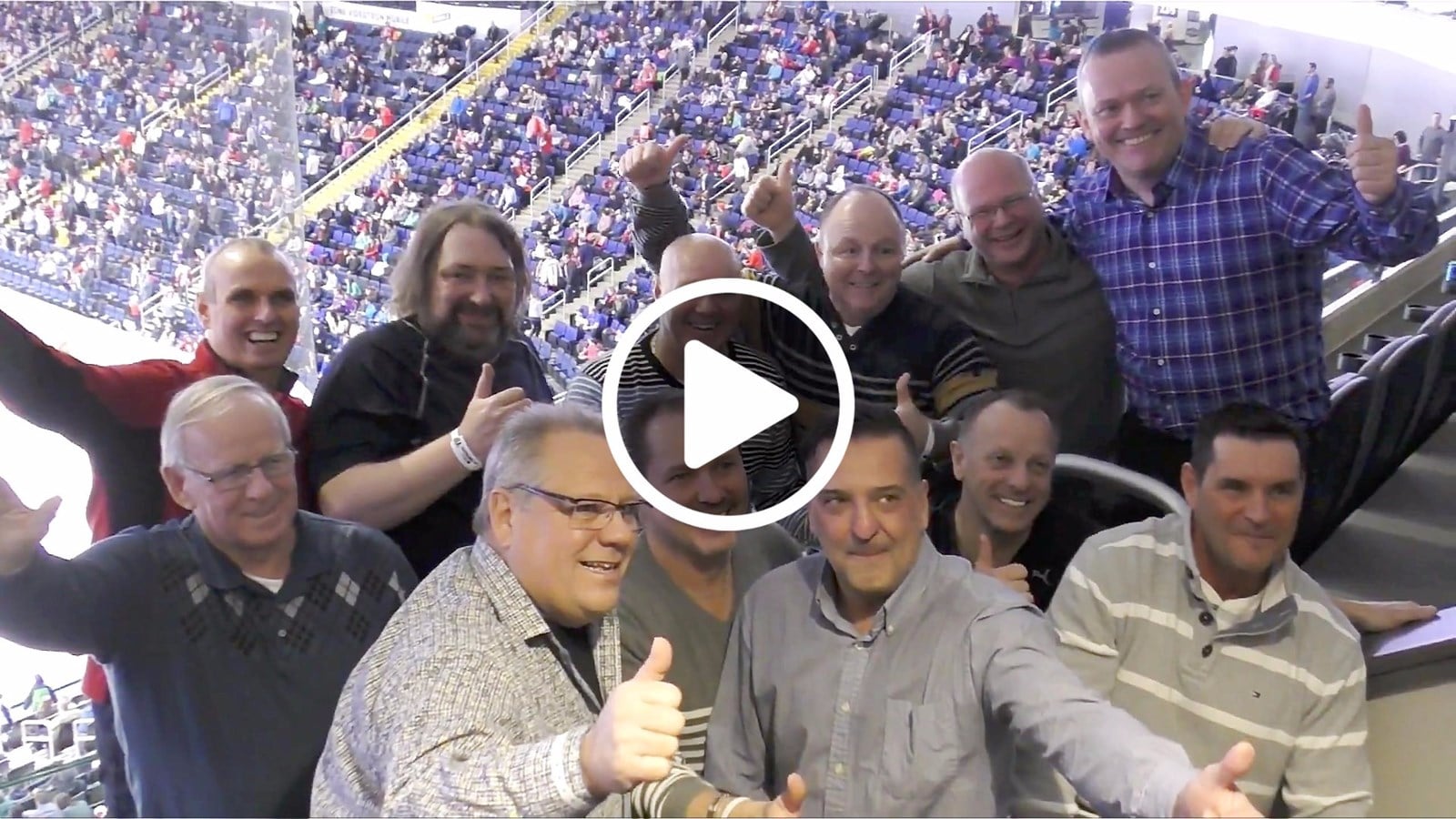 Retrouvailles, 40 ans après, de l'équipe Pee Wee de Saint-Georges.
