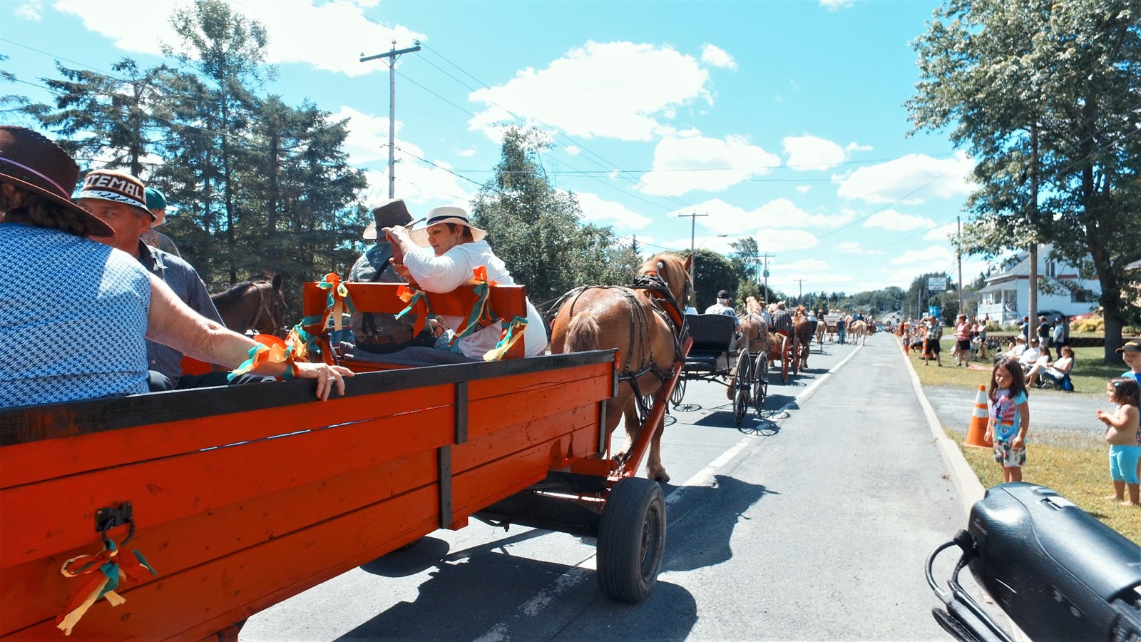 Le défilé du 150e de Lac-Etchemin s'est déroulé lors du dimanche 23 juillet dernier.