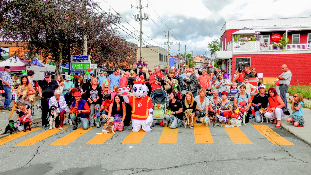 Normand DeLessard présente des images de la Parade des poilus 2017