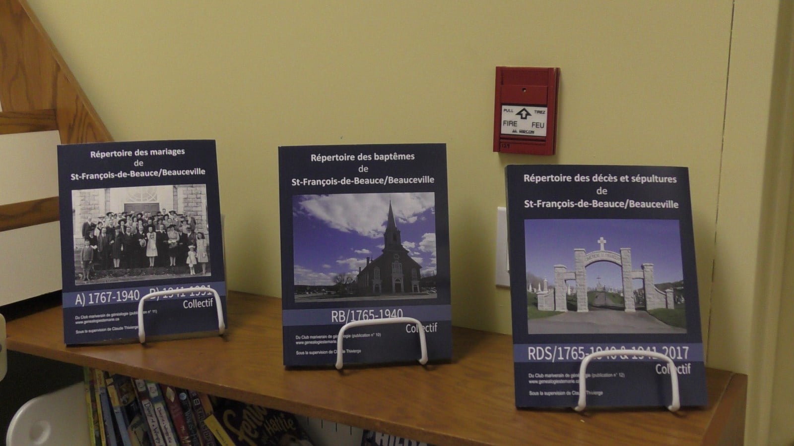 Normand DeLessard présente le lancement des répertoires de Beauceville