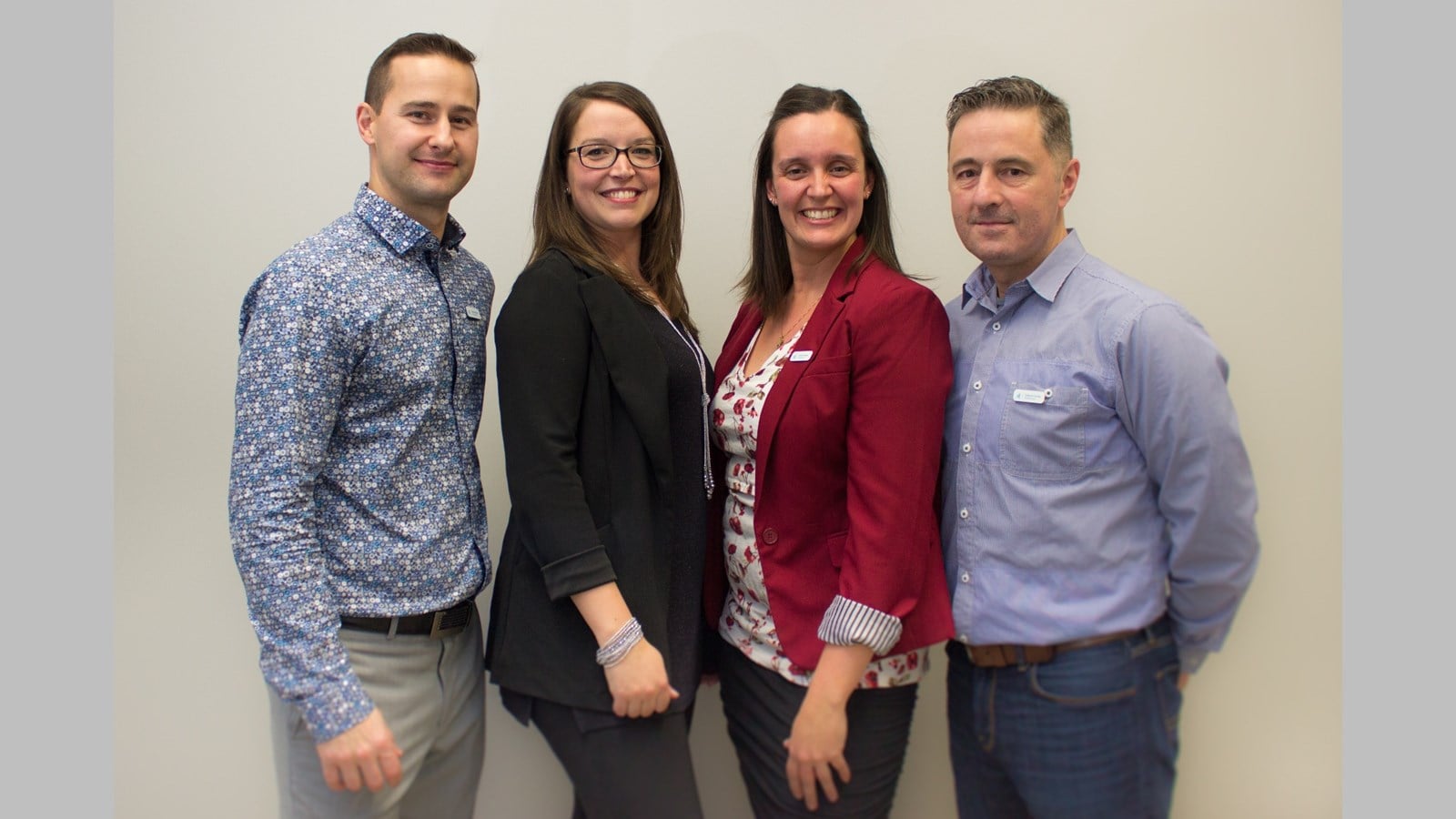 Sébastien Bolduc, Anita Gagnon, Amélie Langlois et Guillaume Cloutier. 