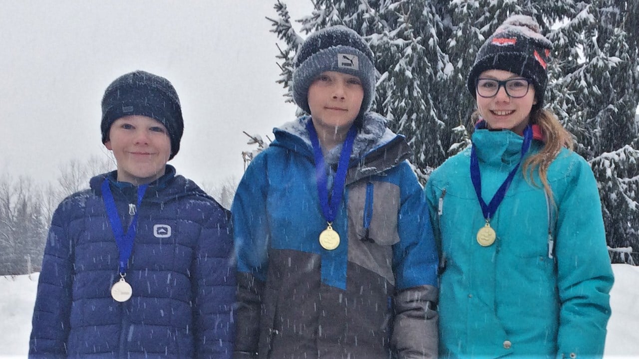Quatre cadets de Sainte-Marie sur les marches du podium en biathlon