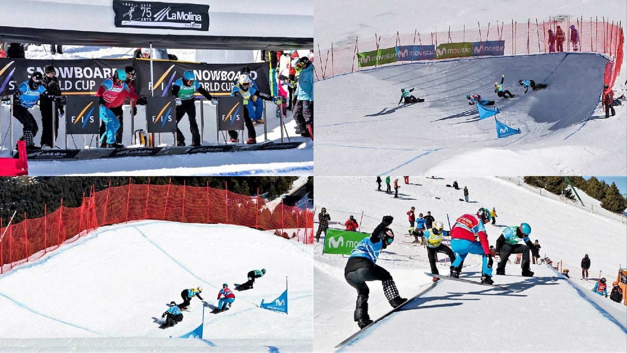 Snowboard cross : Éliot Grondin termine 23e à la Coupe du monde en Espagne