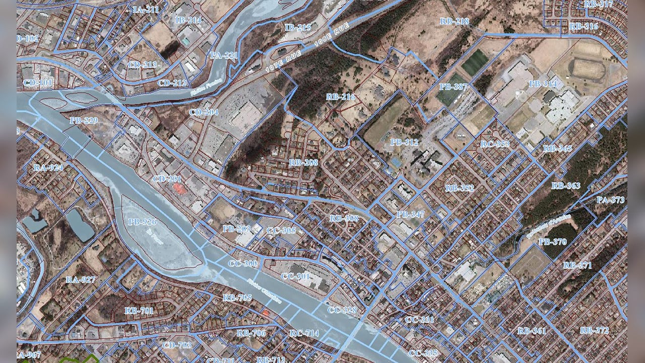 Le plan de zonage permet aux visiteurs d’accéder à de nombreuses informations sur les propriétés que l’on retrouve sur le territoire de la Ville de Saint-Georges.