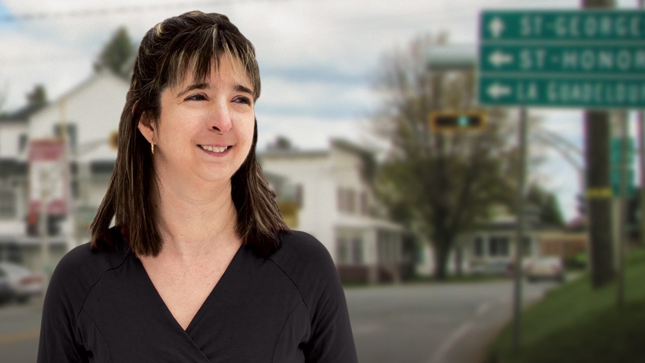 L'ex-candidate dans la circonscription de Beauce-Sud pour Québec solidaire, Diane Vincent