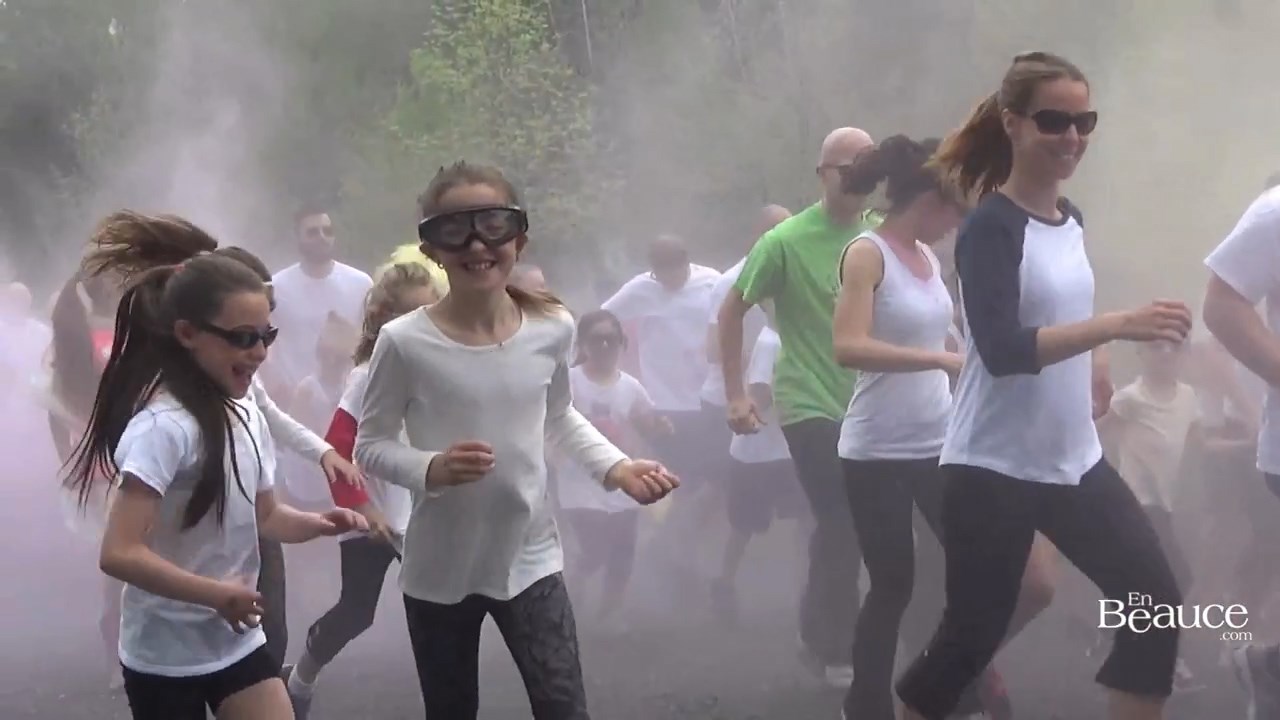 Succès grandissant pour la 4e course colorée