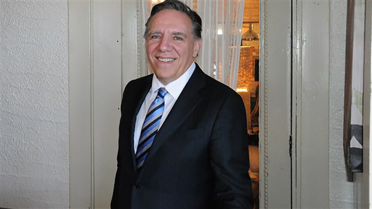 Le chef de la Coalition avenir Québec, François Legault.