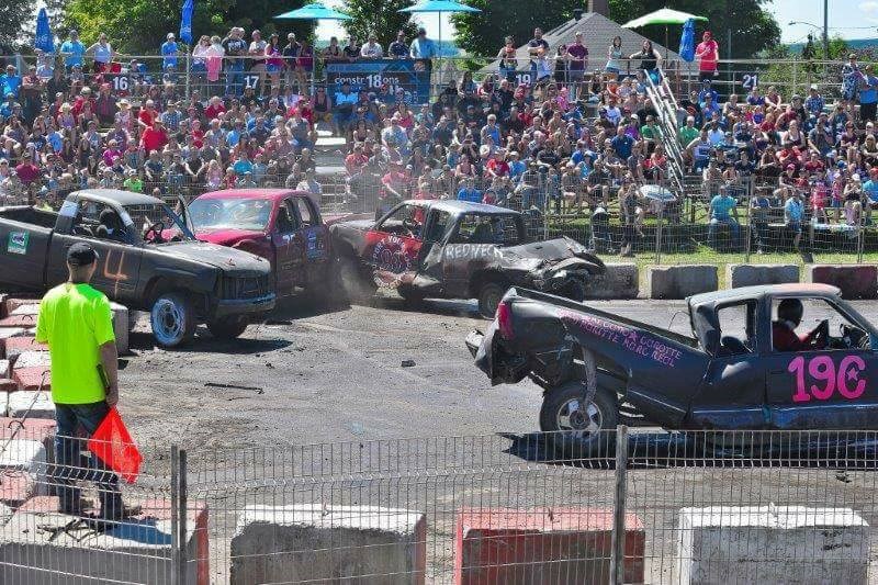 Une photo du derby démolition datant de l'été 2017. 