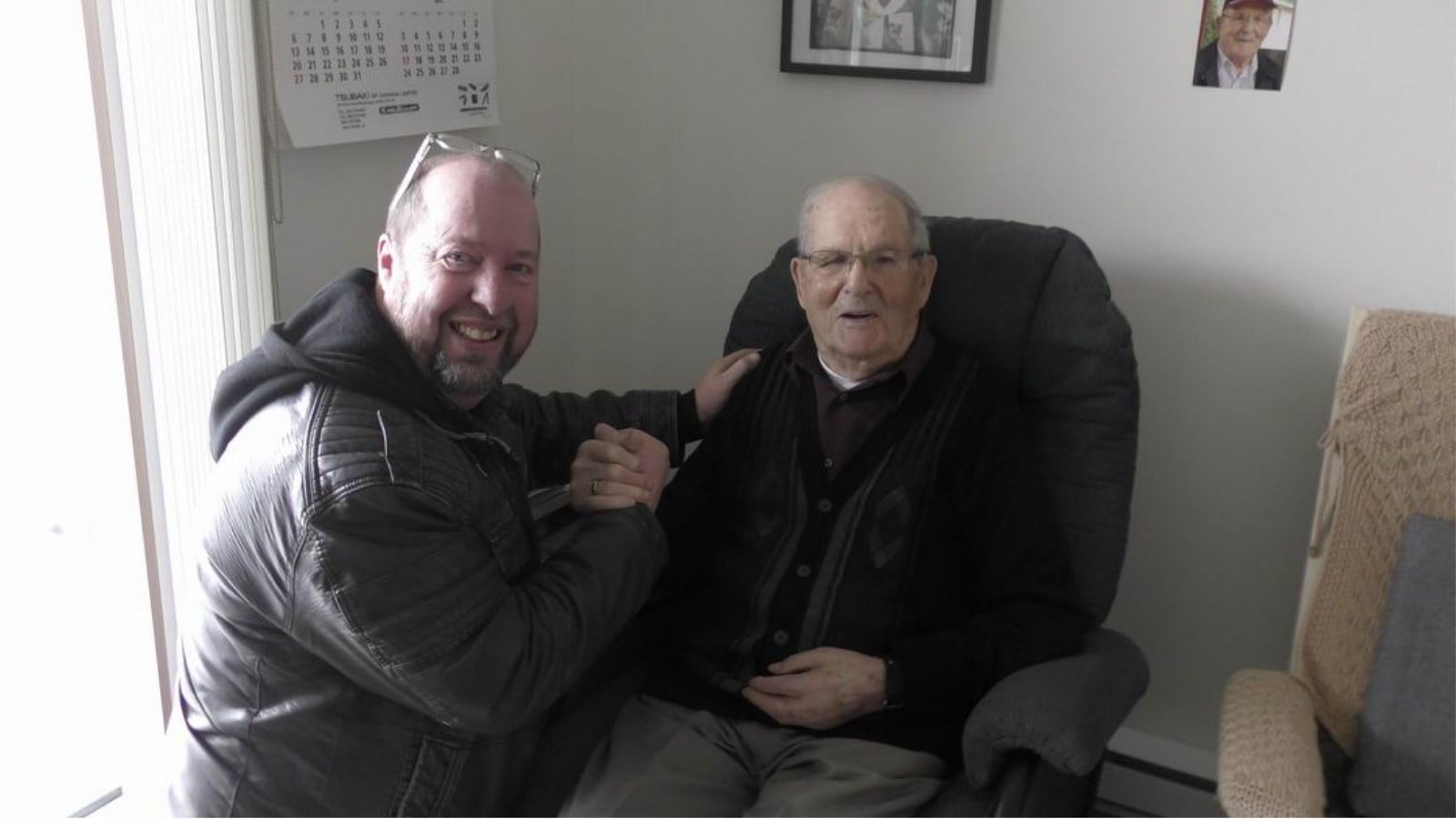Normand DeLessard présente les 103 ans de M. Lucien Poulin