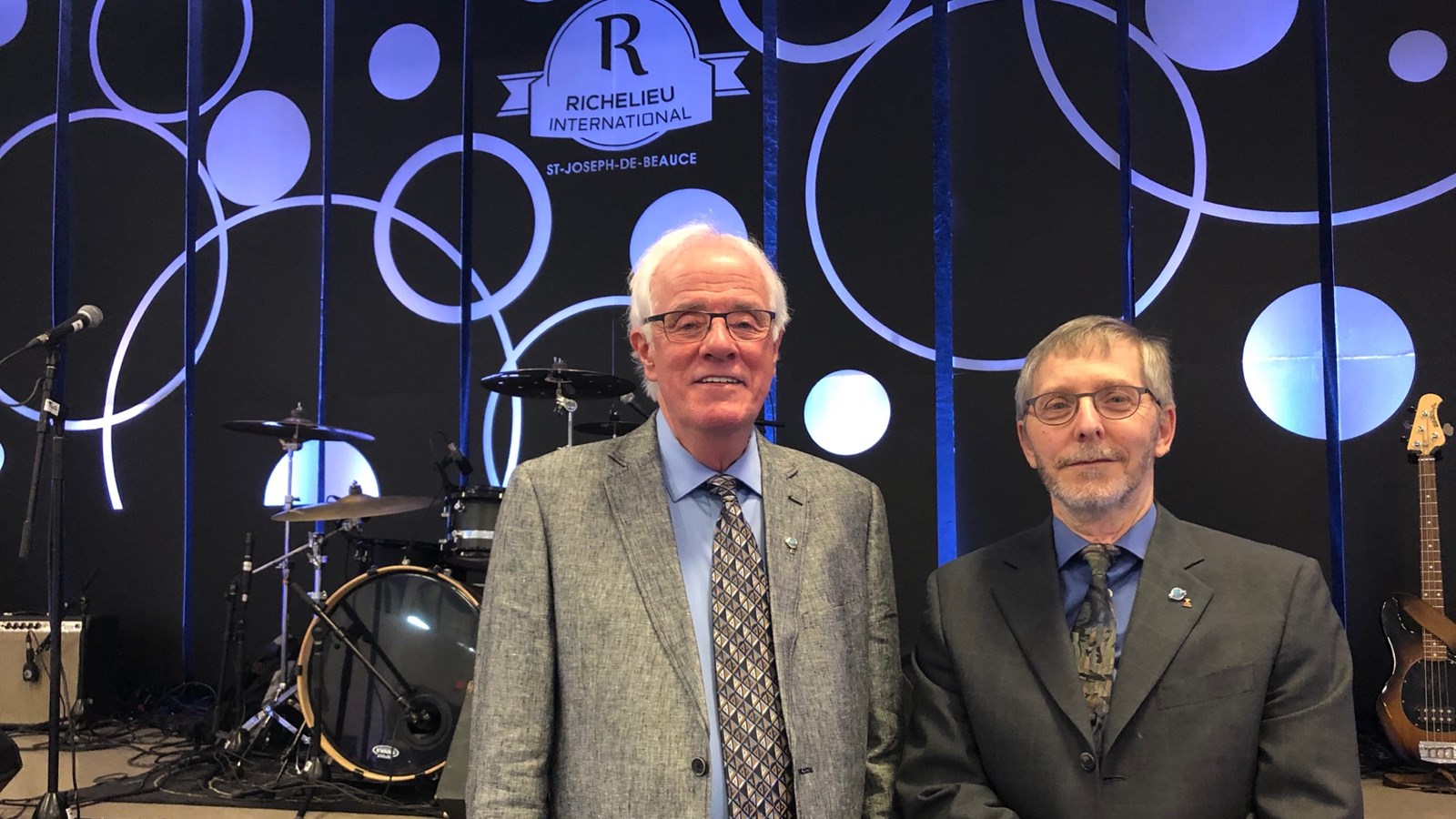 Les organisateurs, Claude Cliche et Kenney Binette, membres du Club Richelieu Saint-Joseph. 