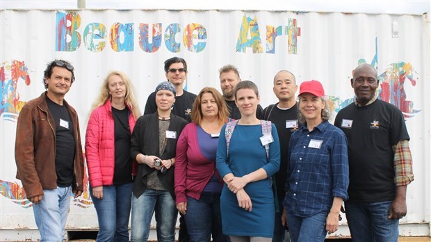 La délégation d'artistes 2019