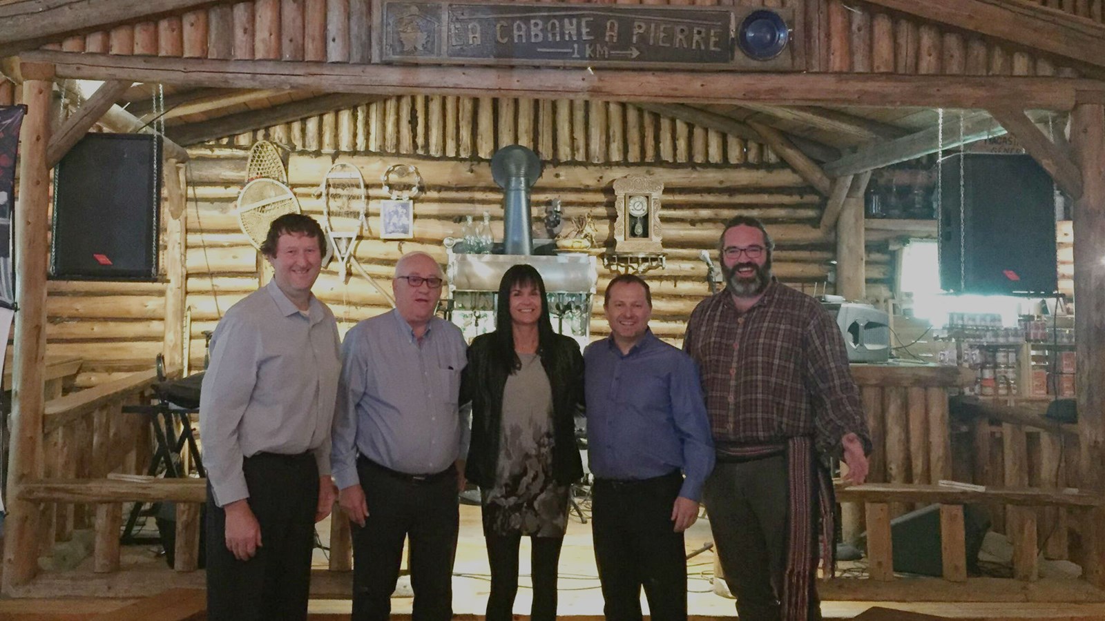 Guymond Cyr , Jacques Soucy ,  Annick Parent, Martin Savoie , Stéfan Faucher.