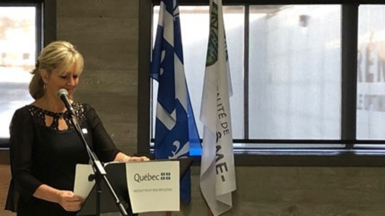 La ministre des Affaires municipales et de l’Habitation, Andrée Laforest