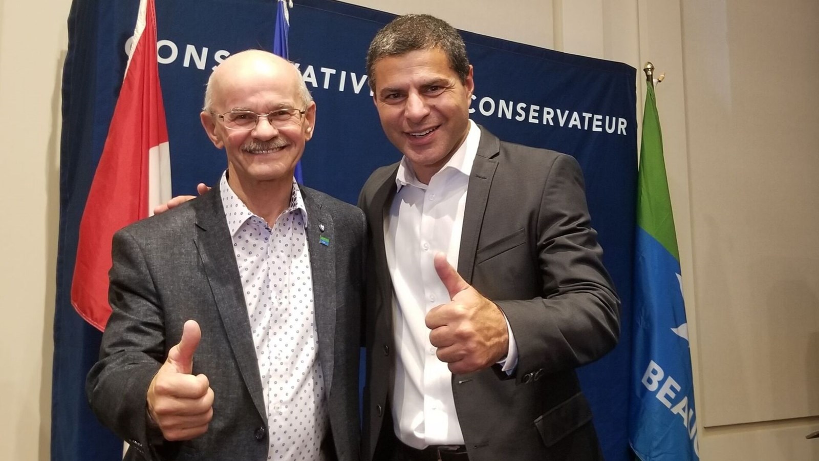 Richard Lehoux et Alain Rayes