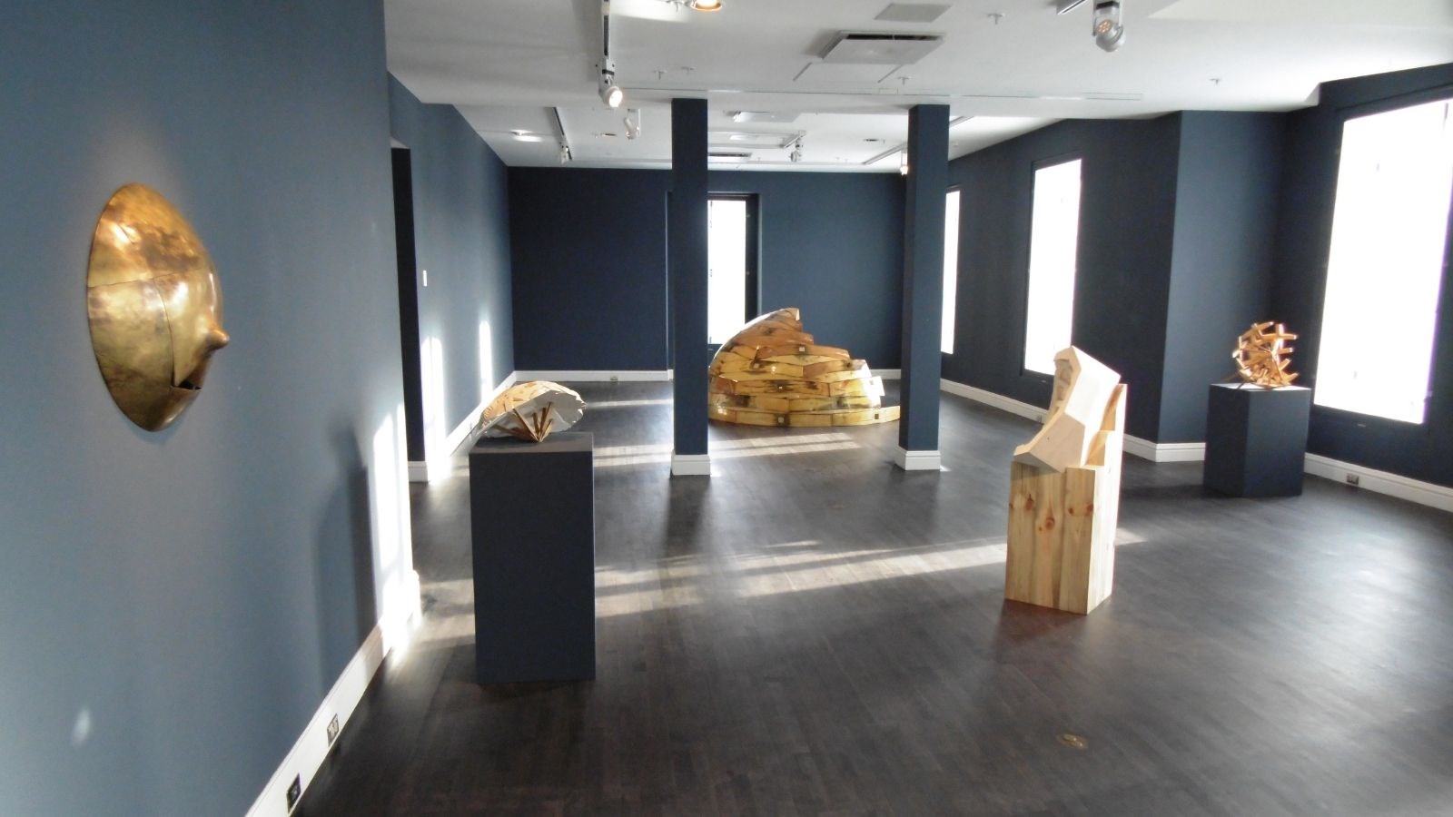 L'exposition « Convexités » de François Mathieu sera notamment présentée jusqu'au 26 janvier, au Musée Marius-Barbeau de Saint-Joseph.