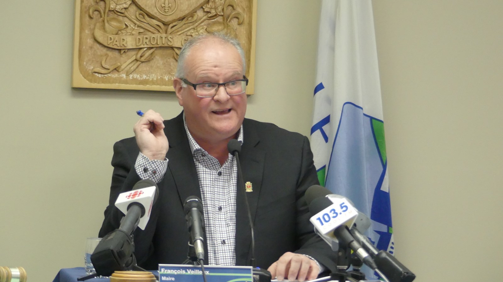 « Ma priorité, c'est la sécurité des citoyens», a dit le maire de Beauceville, François Veilleux.