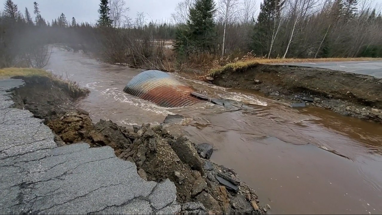Lors de la tempête du 1er novembre 2019, un ponceau s'était effondré dans le 6e rang.