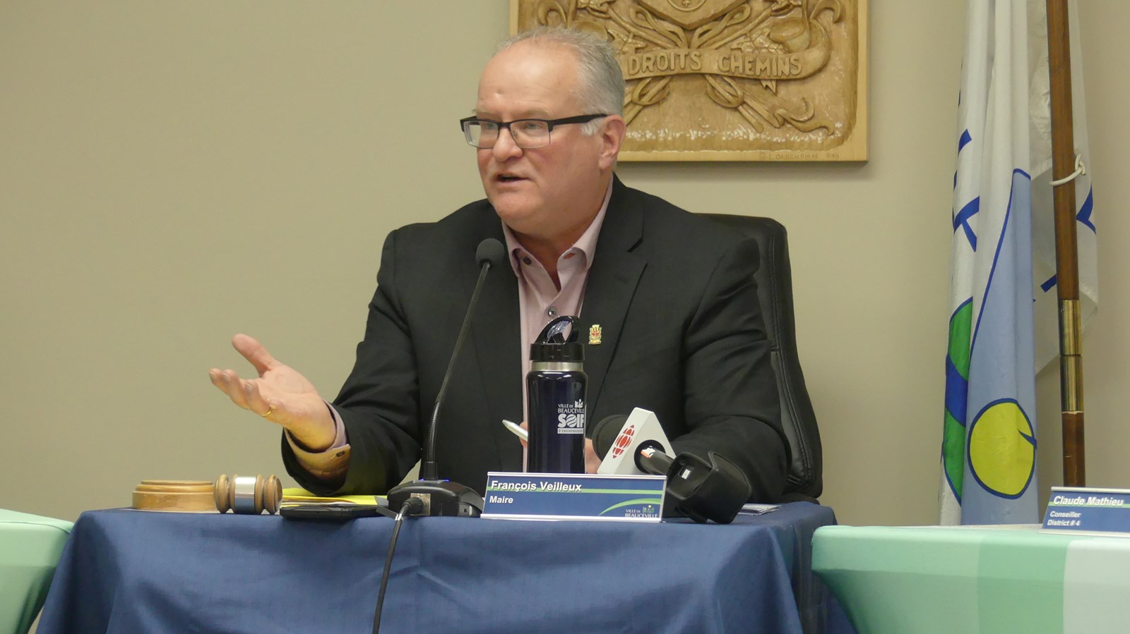 Le maire François Veilleux.