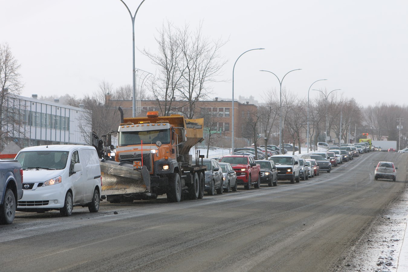 Saint-Georges: circulation engorgée au pont