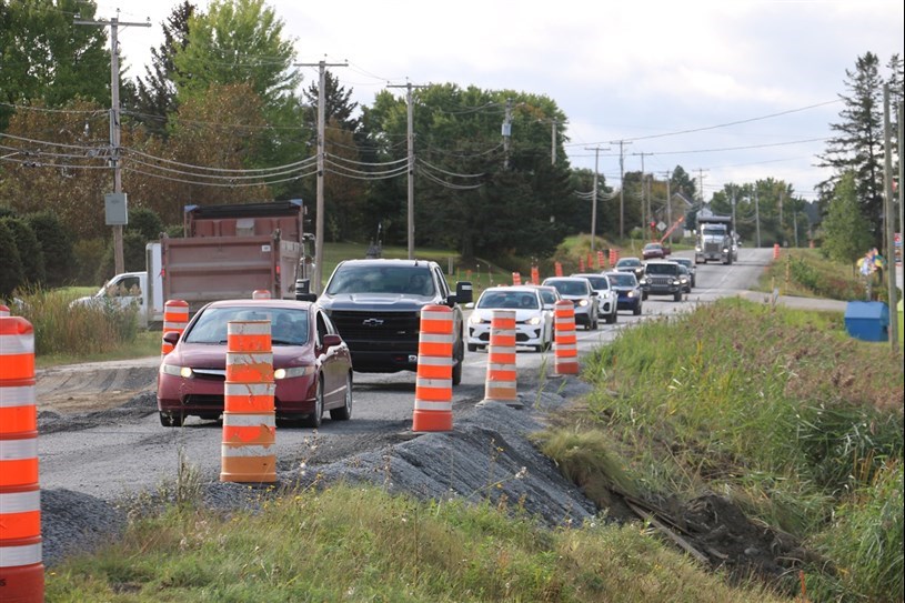 La fin des travaux sur la route 173 à Notre-Dame-des-Pins est repoussée