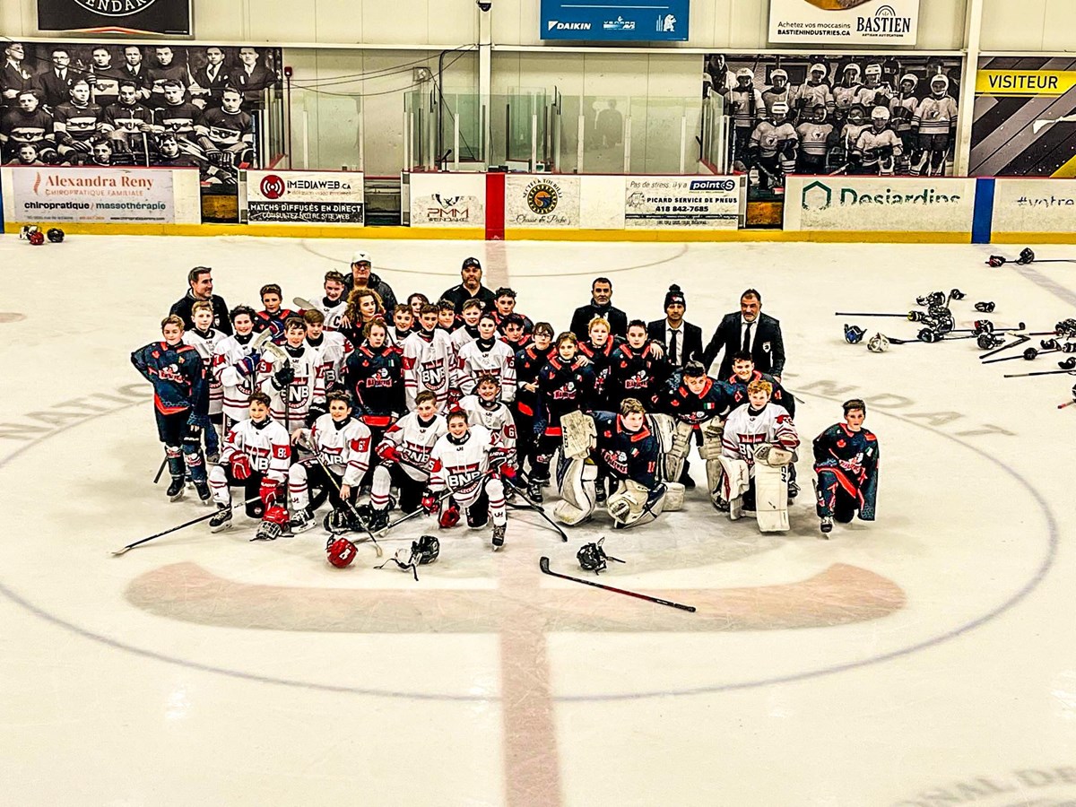 Tournoi international Pee-Wee: le parcours de l'équipe M13 BB du Regroupement BNB est terminé