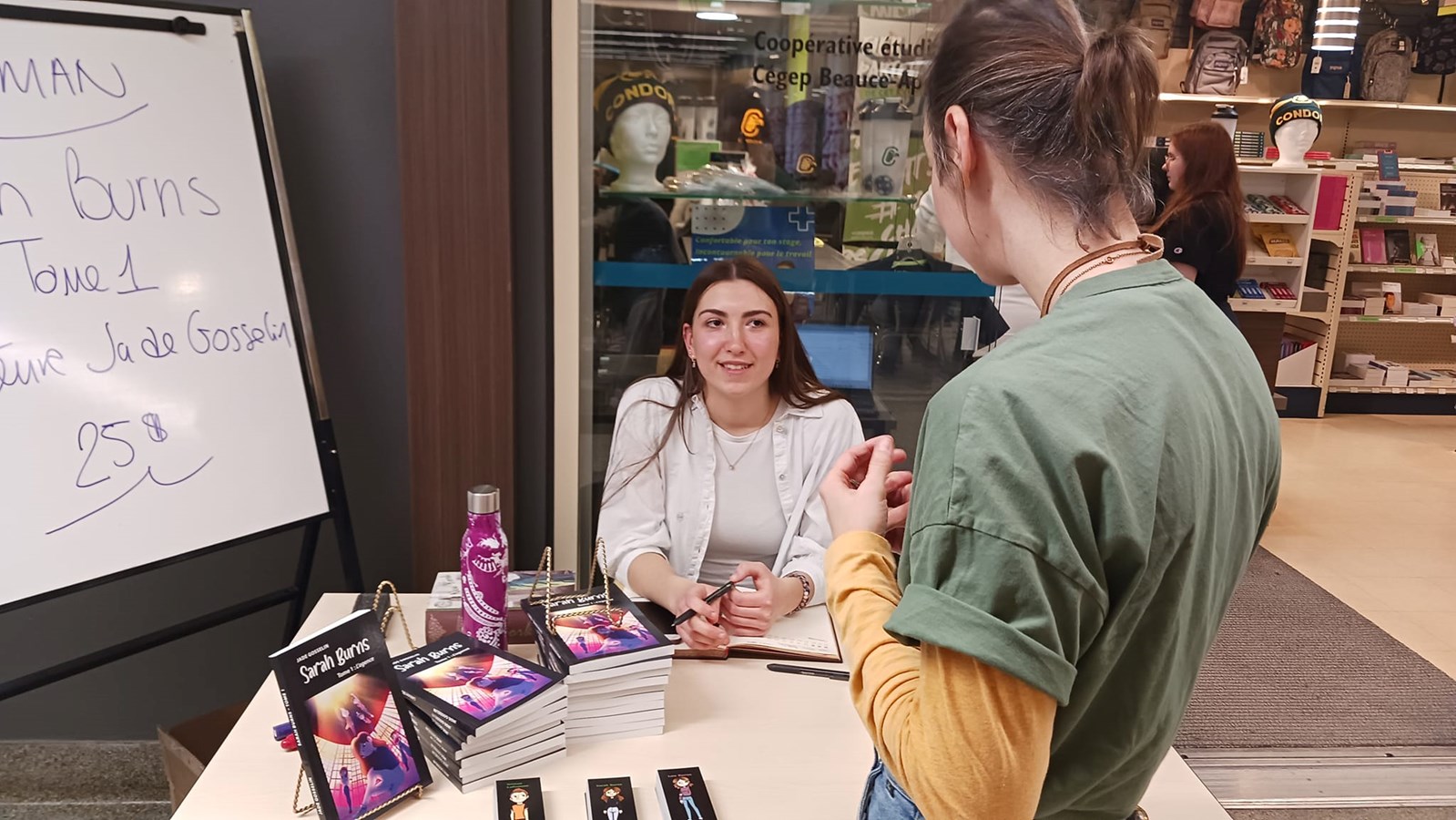 Jade Gosselin, étudiante au campus de Lac-Mégantic