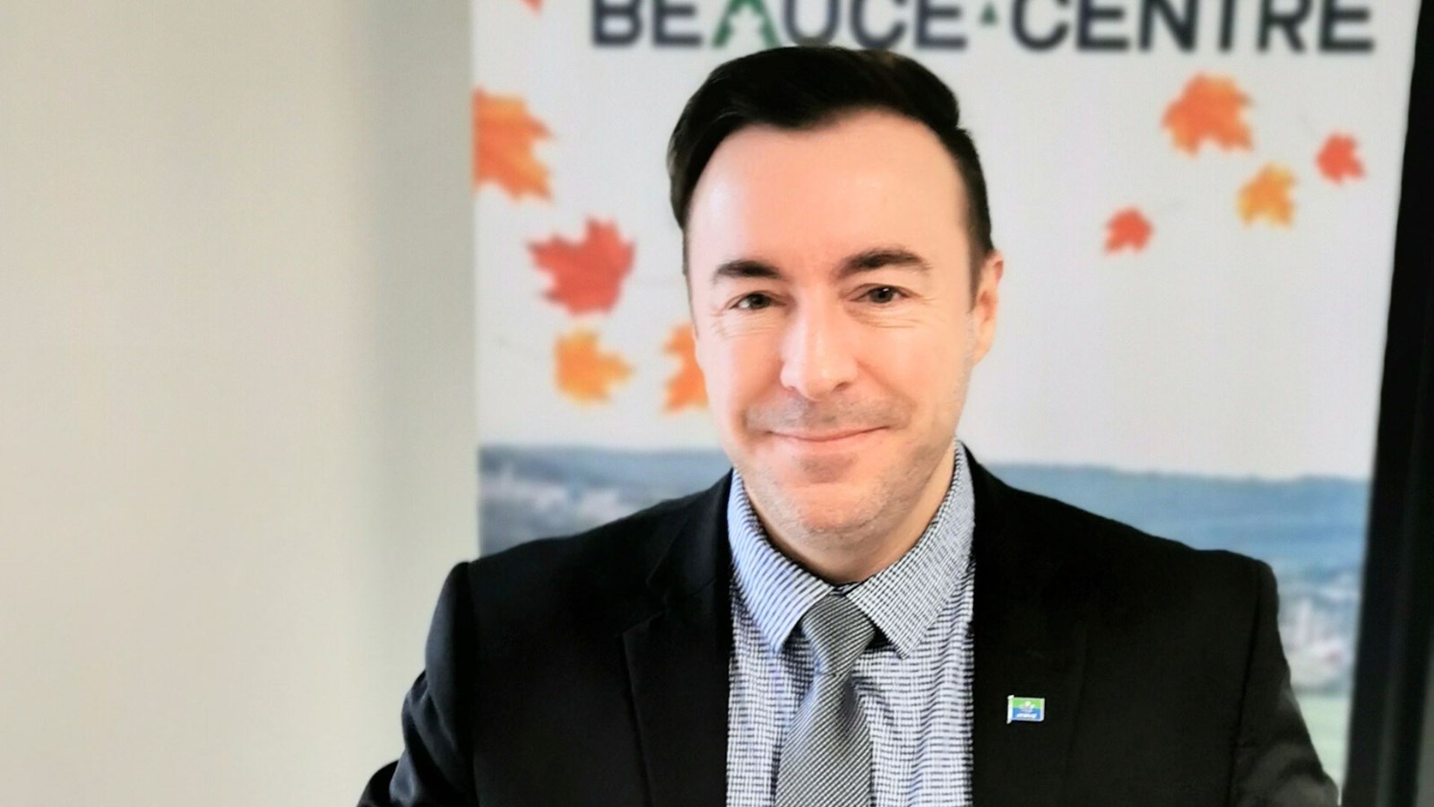 Le préfet de la MRC Beauce-Centre, Jonathan Bolduc.