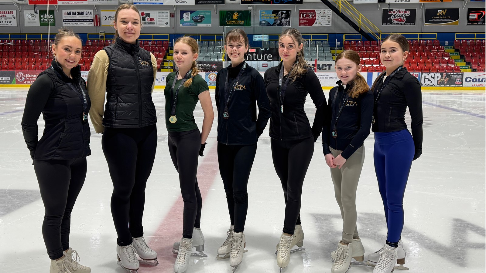 Èmy Bégin, Geneviève Boisvert, Marie-Maxim Bernard, Sabrina Rodrigue, Lory-Ann Vallée, Ély-Rose Vallée, Laurence Cloutier