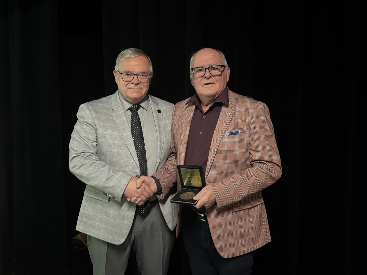 Luc Provençal avec Marcel Roy