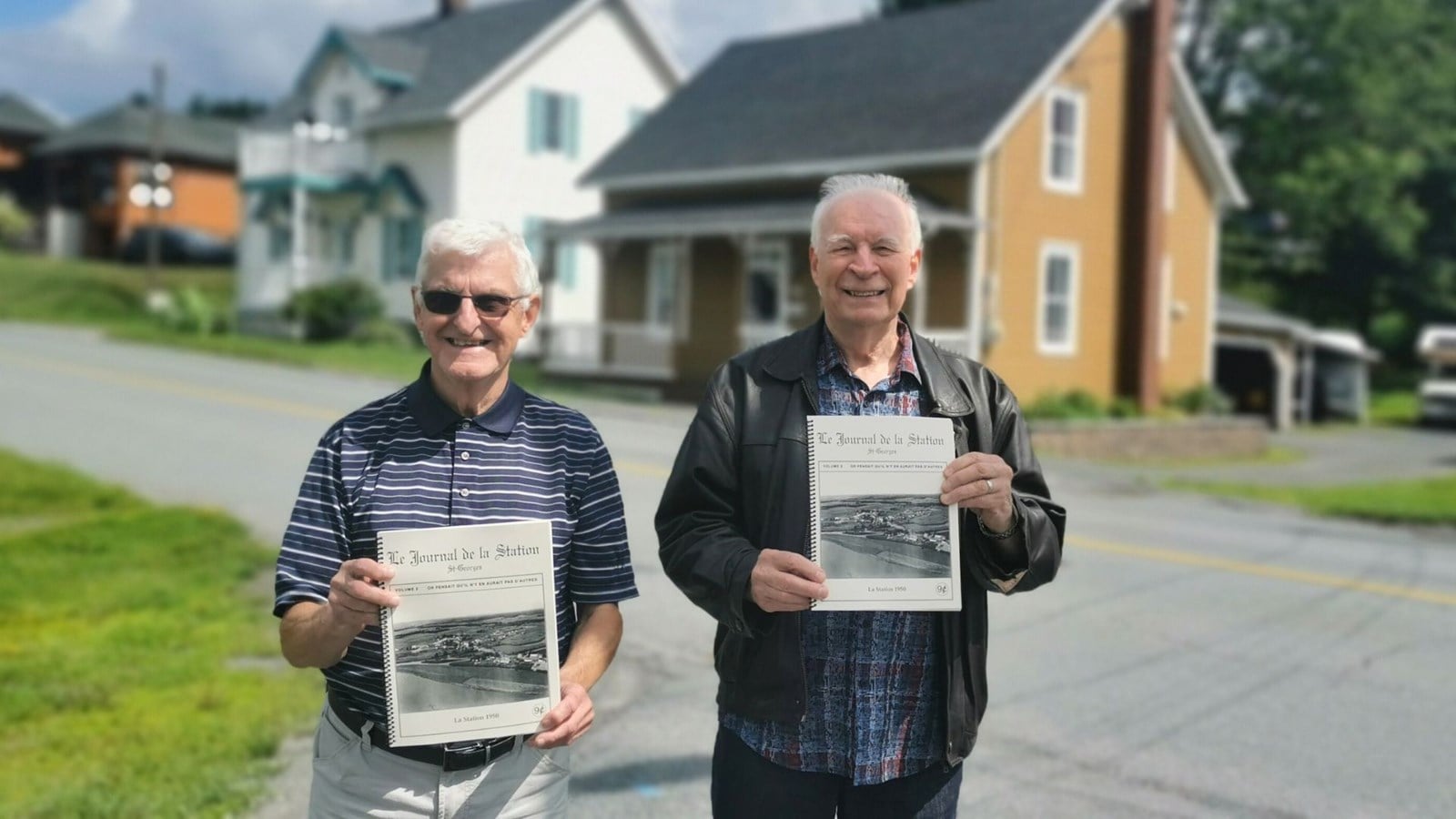 André Bisson et Michel Laflamme viennent de lancer le volume 2 de leur «Journal de la station».