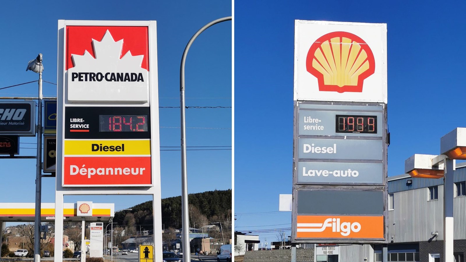 Prix de l’essence: plus de 15 sous de différence entre Beauceville et Saint-Georges