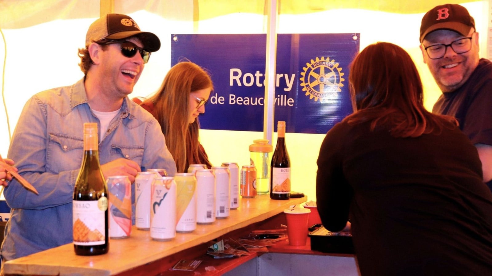 Le Festibière Rotary en compagnie de Marie-Philip Poulin