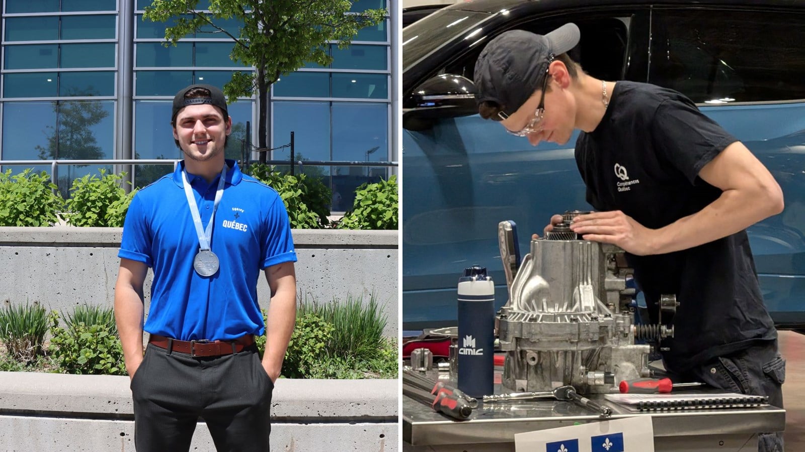 Deux représentants du CSSBE brillent aux Olympiades canadiennes des métiers et des technologies