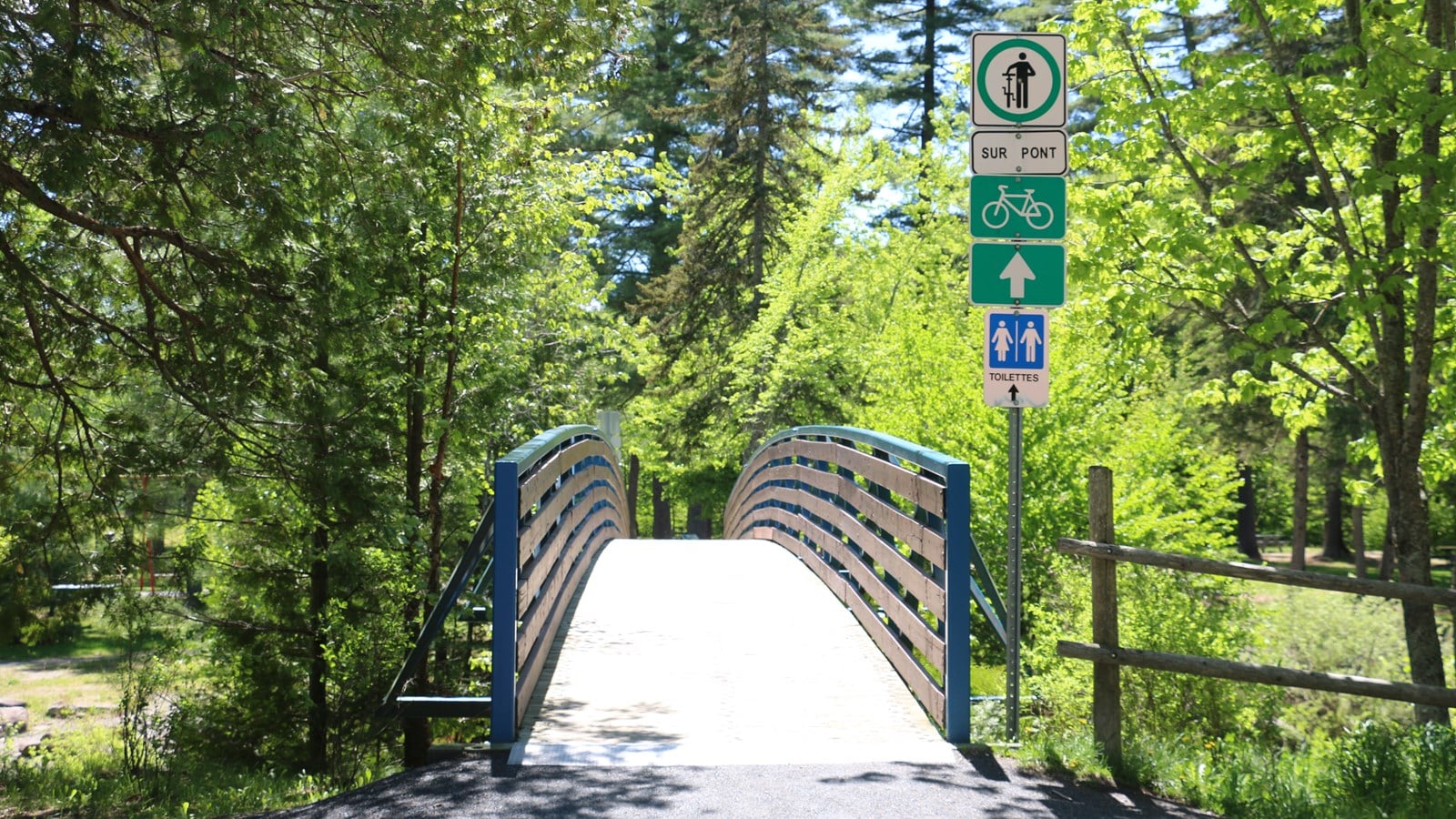 Parc des Sept-Chutes: la piste cyclable est fermée 
