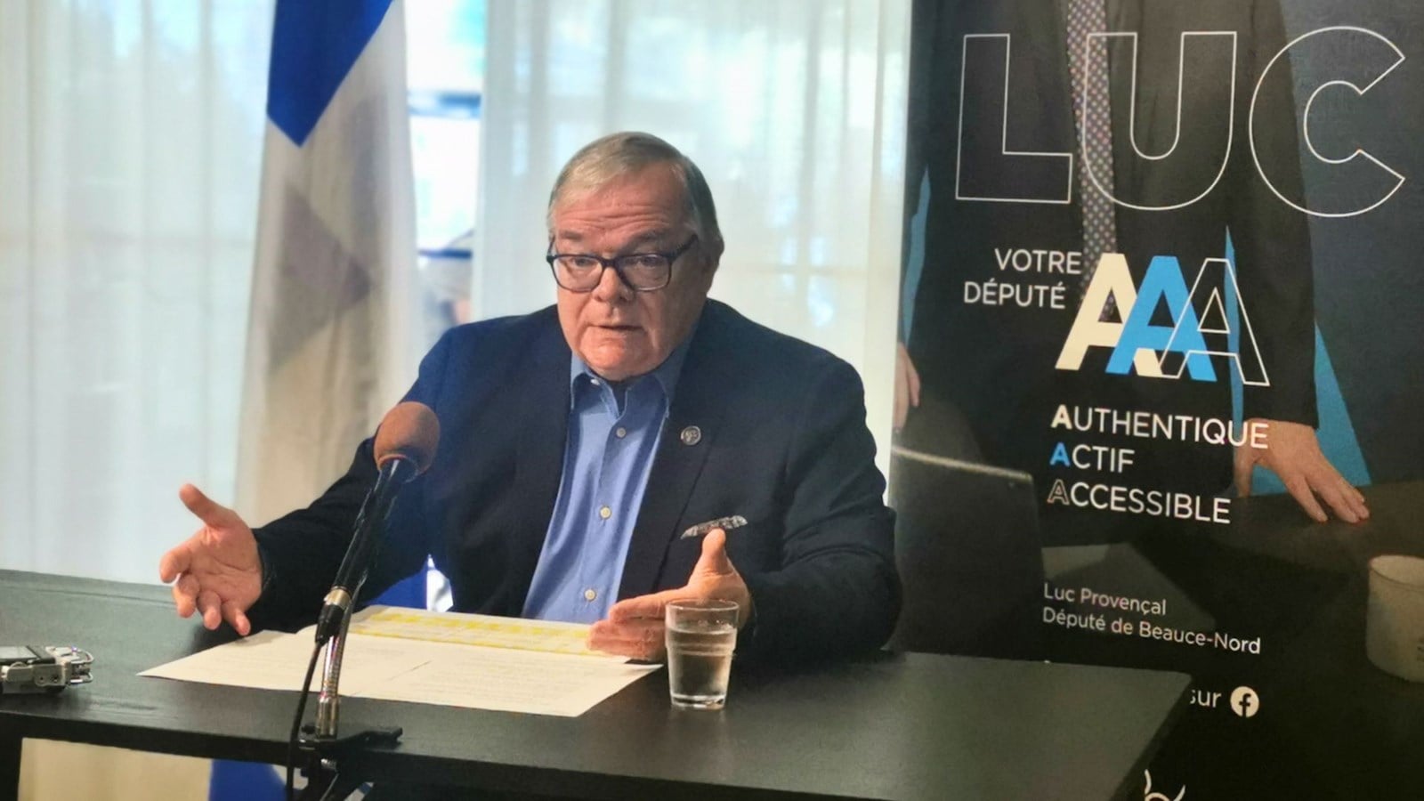 Luc Provençal part avec «le sentiment du devoir accompli»